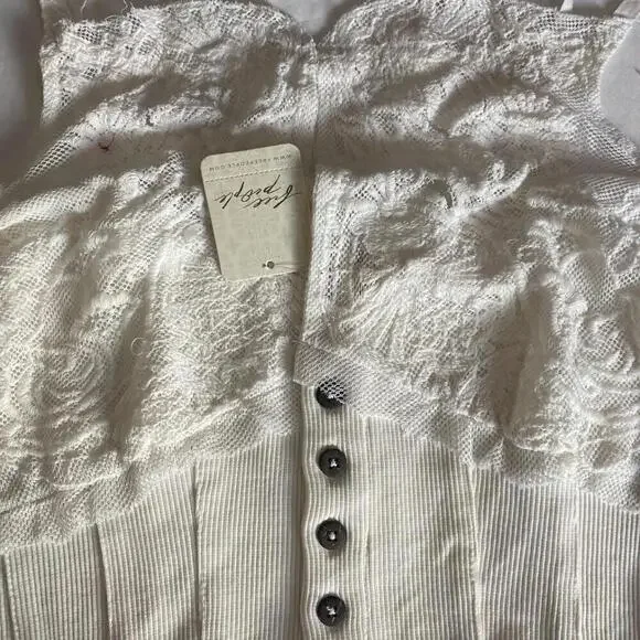 Free People Have My Heart Crop Cotton Camisole - Picture 3 of 3